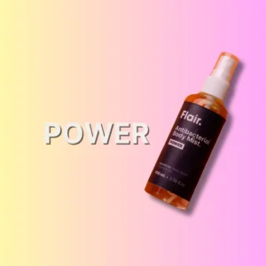 Anti-bacterial body mist with a scent of Power