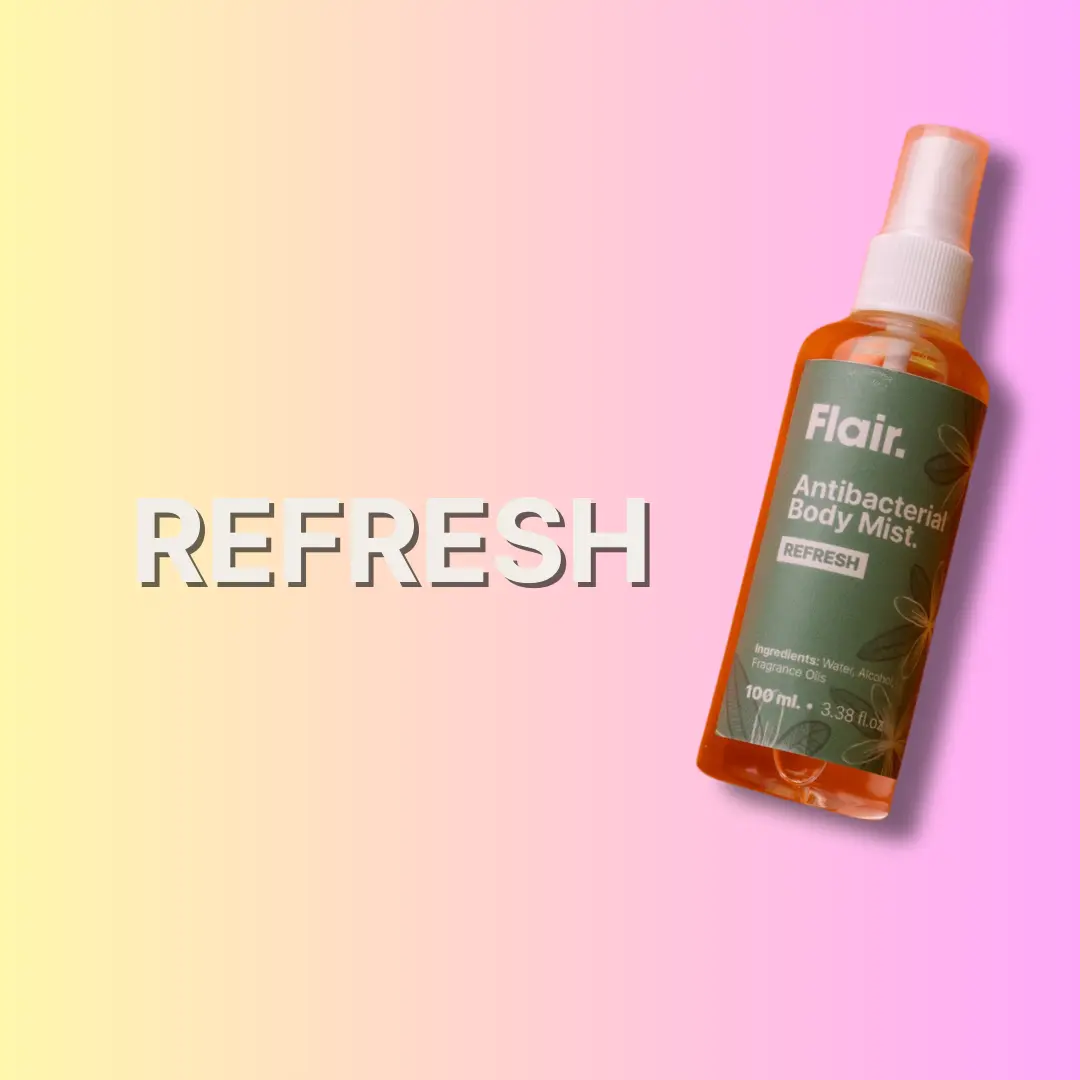 Anti-bacterial body mist with a fresh scent